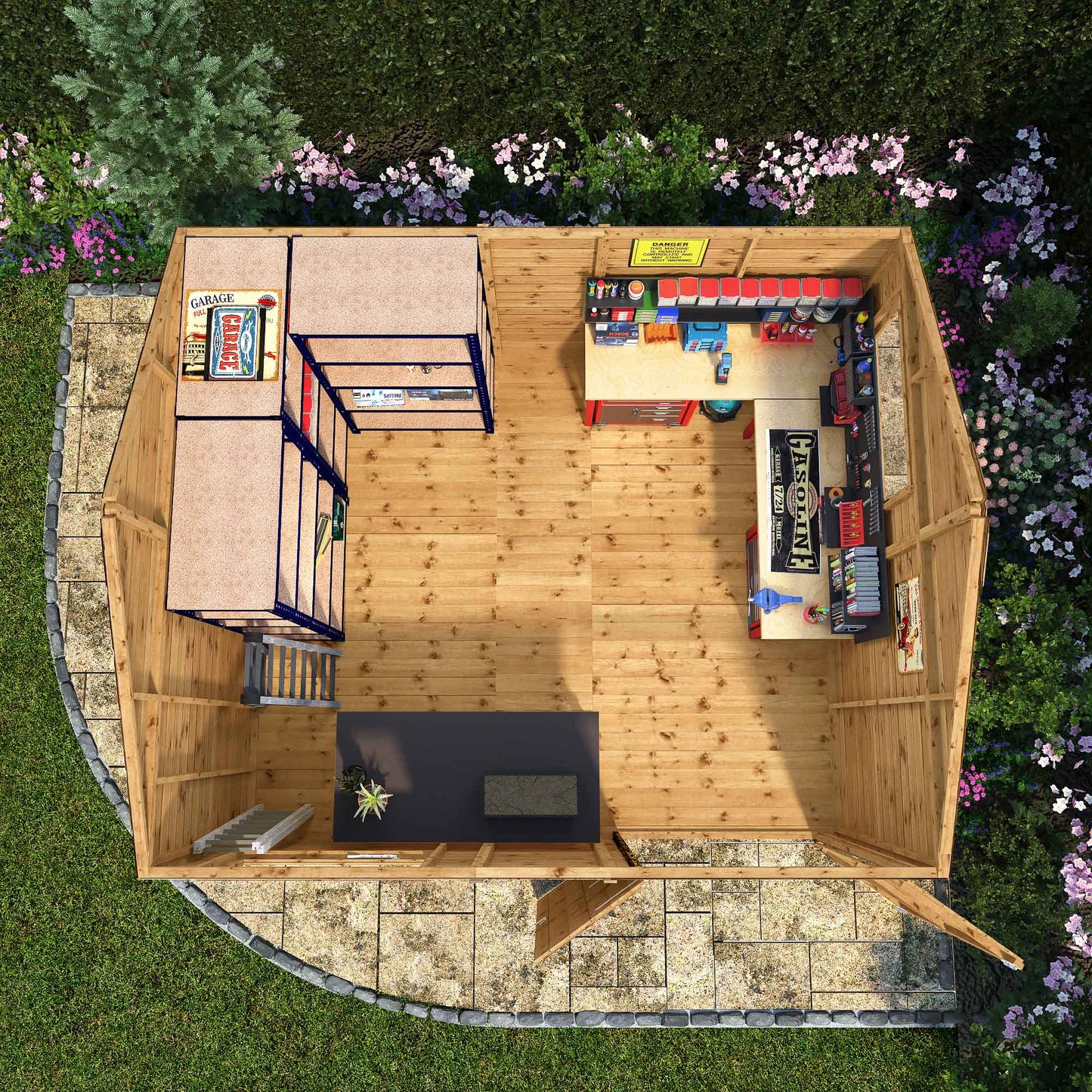 Mercia Premium Shiplap Reverse Apex Workshop 12'x10'