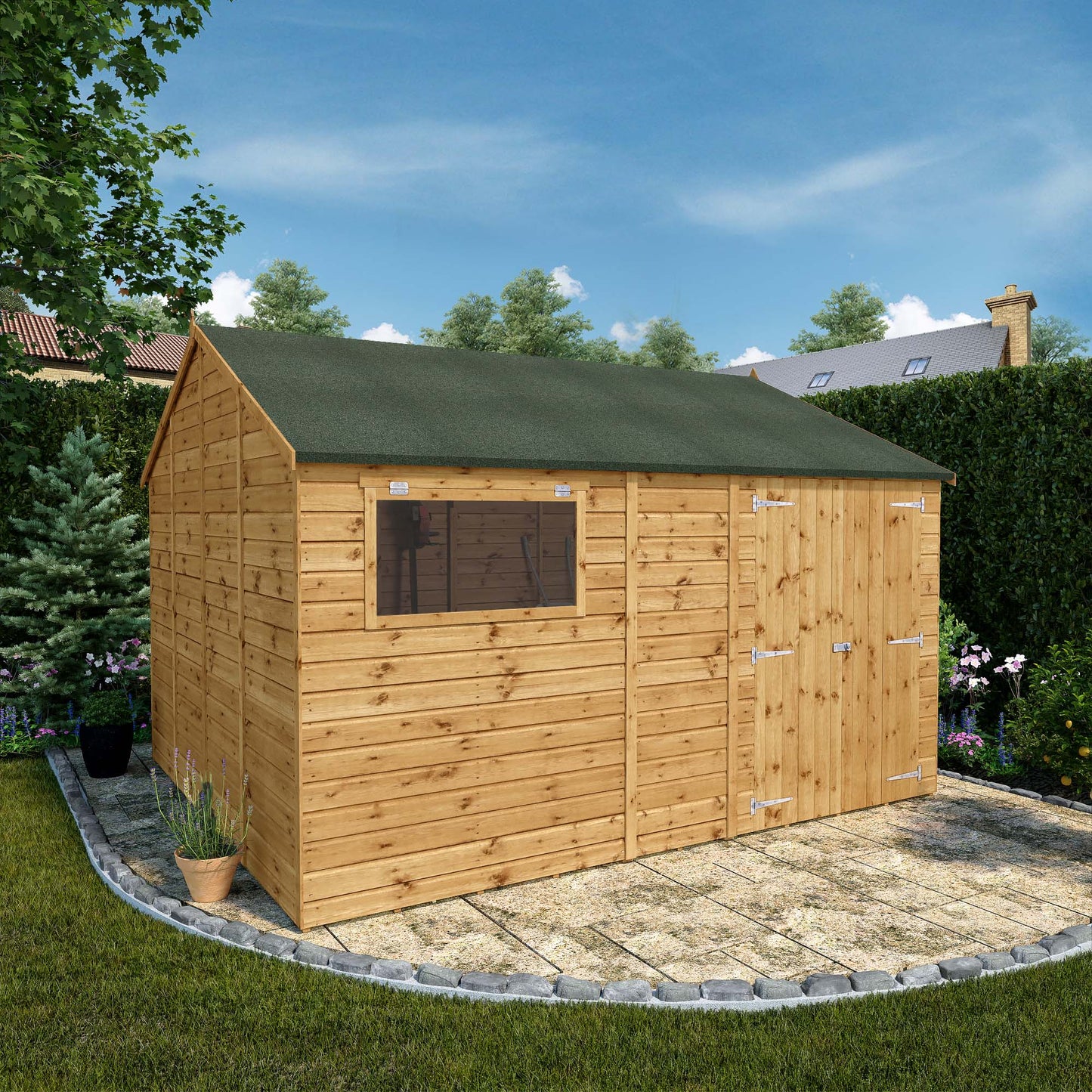 Mercia Premium Shiplap Reverse Apex Workshop 12'x10'