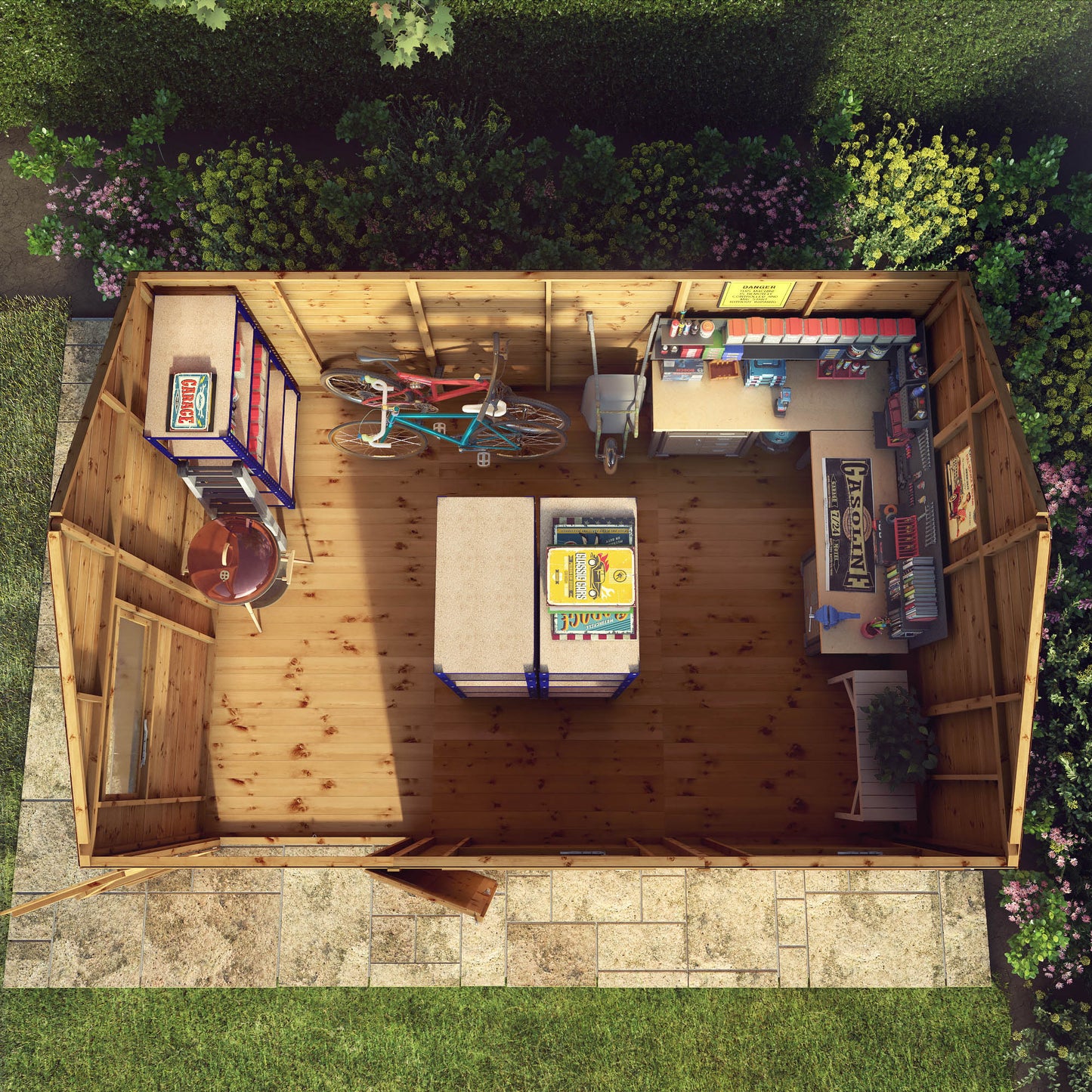 Mercia Premium Shiplap Reverse Apex Workshop 15'x10'