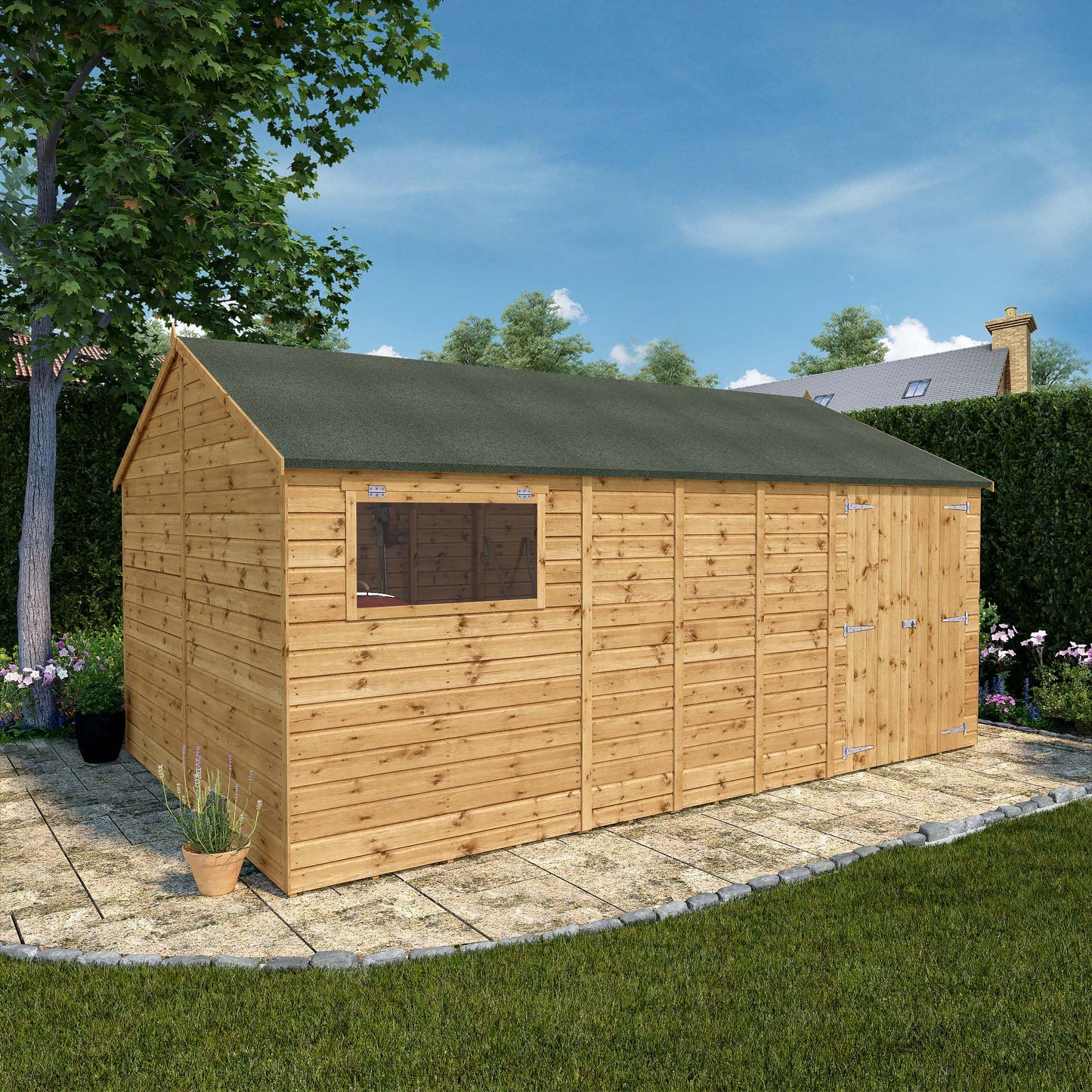Mercia Premium Shiplap Reverse Apex Workshop 16'x10'