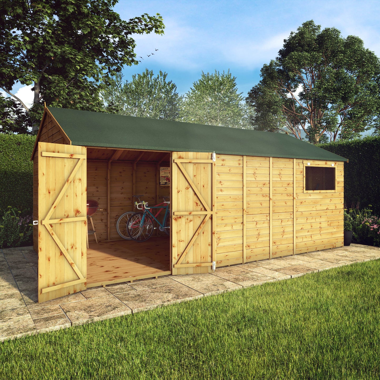 Mercia Premium Shiplap Reverse Apex Workshop 18'x10'