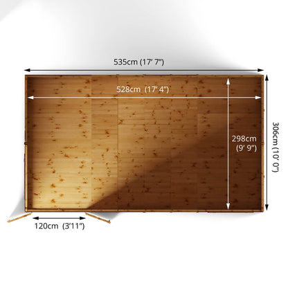 Mercia Premium Shiplap Reverse Apex Workshop 18'x10'