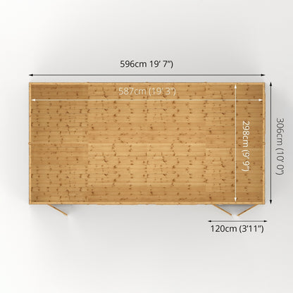 Mercia Premium Shiplap Reverse Apex Workshop 20'x10'