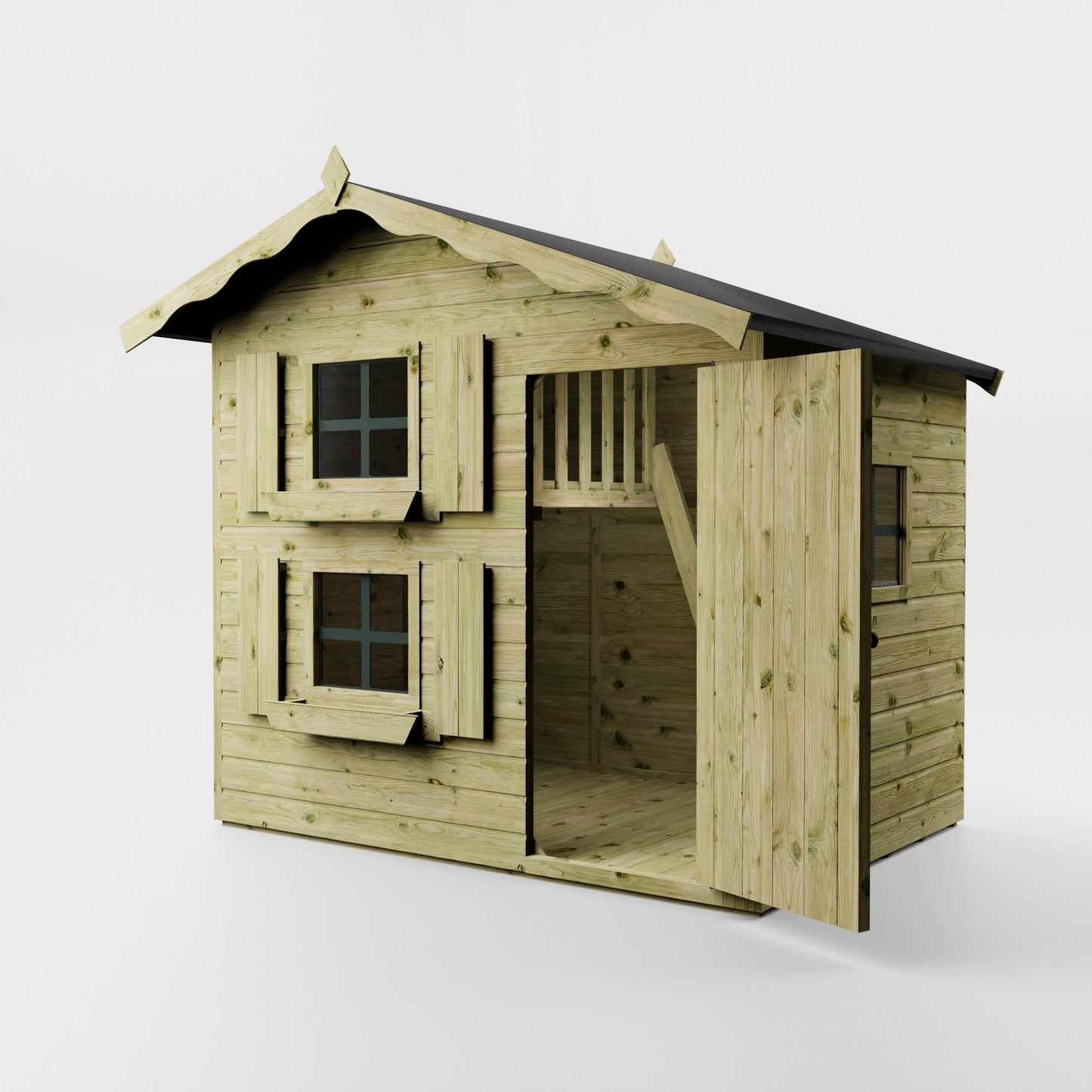 Snowdrop Playhouse with loft 7'x5'