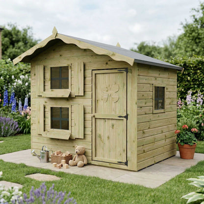 Snowdrop Playhouse with loft 7'x5'
