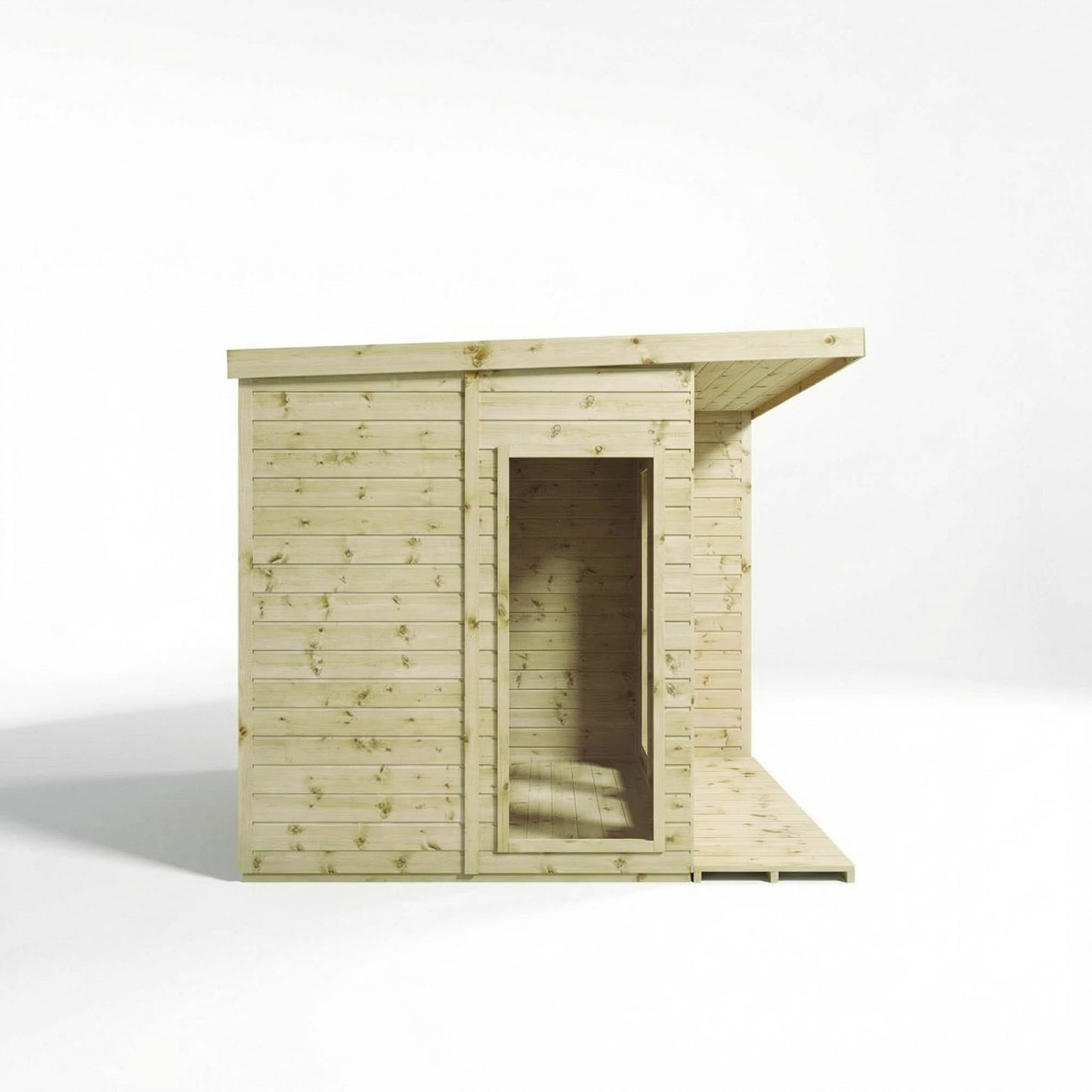 Premium Garden Room Summerhouse with Side Shed 10'x8'