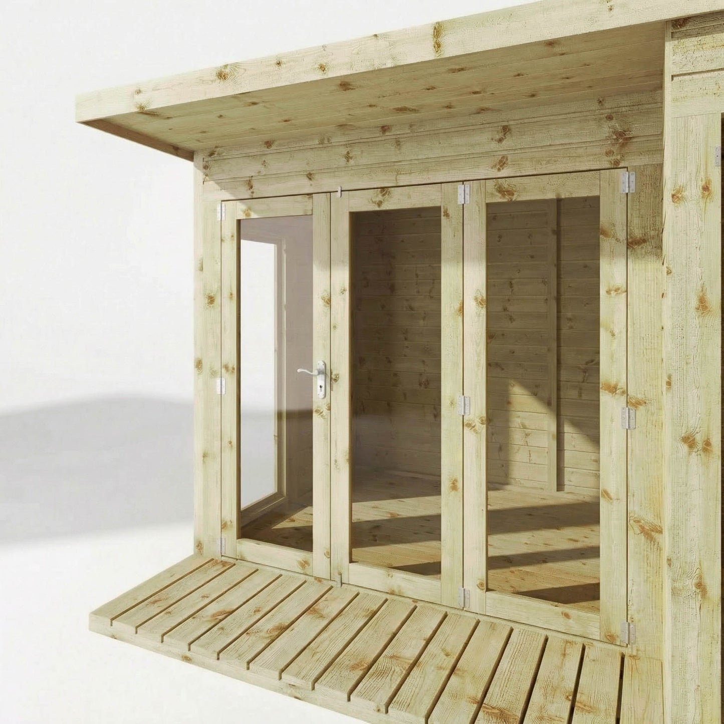Premium Garden Room Summerhouse with Side Shed 10'x8'