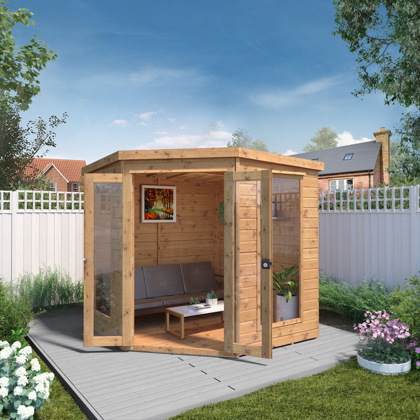 Premier Corner Summerhouse 7'x7'