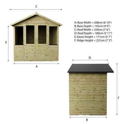 Traditional Summer House 7'x5'