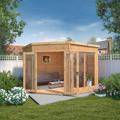 Premium Corner Summerhouse 9'x9'