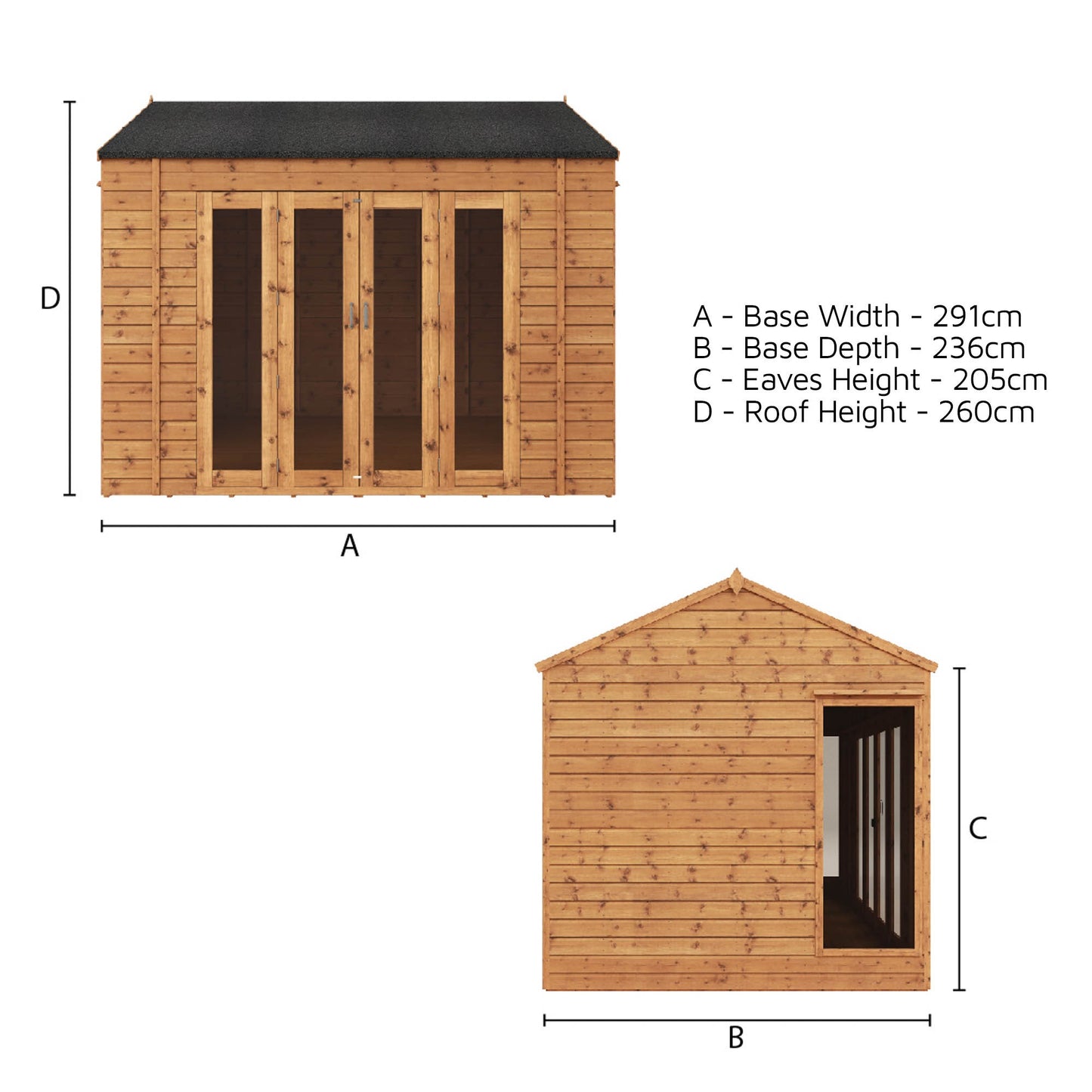 Vermont Summerhouse 10'x8'