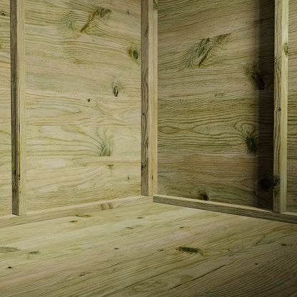 Premium Corner Summerhouse with side Shed 9'x13'