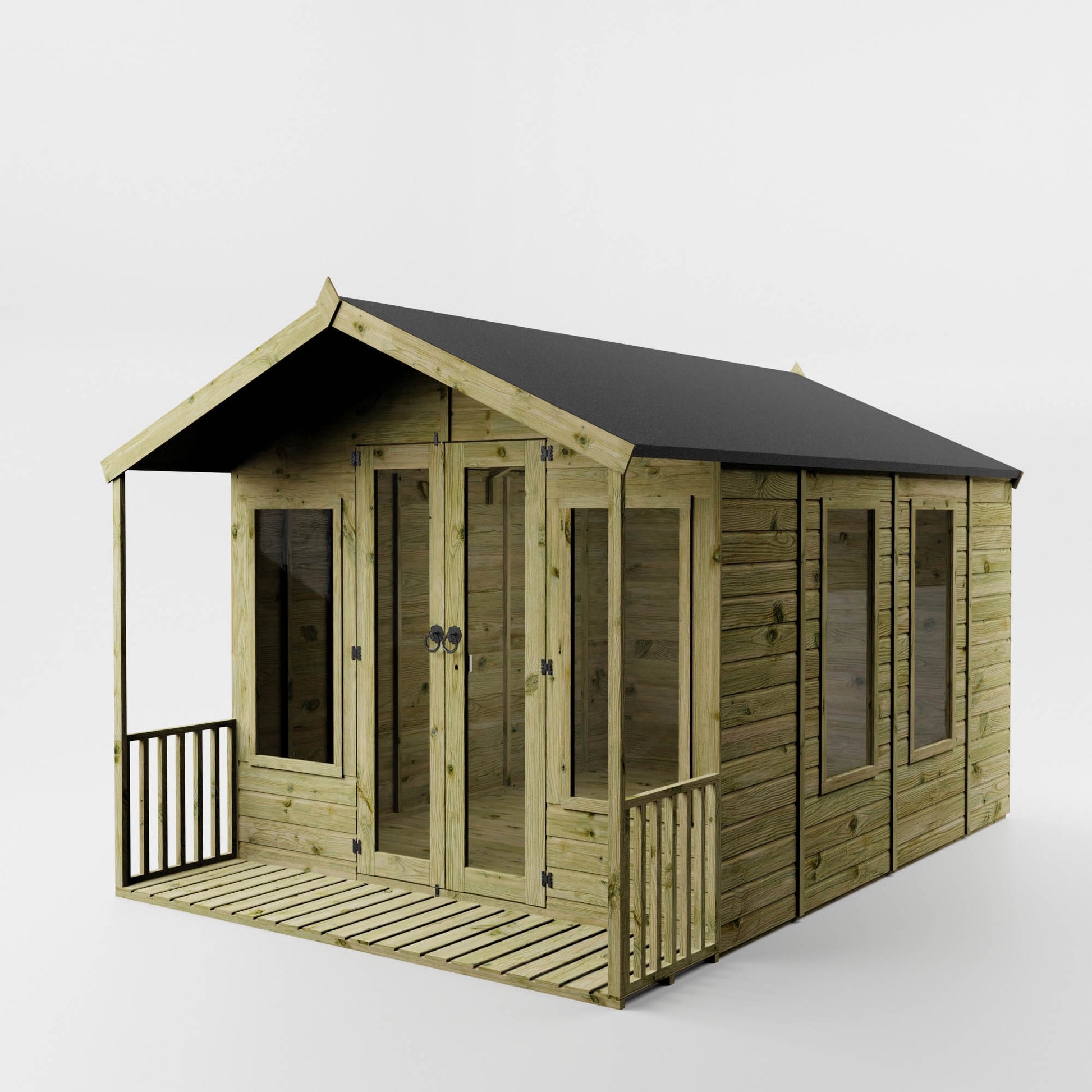 Premium Wessex Summerhouse 12'x8' - Taylors Garden Buildings (view 3)