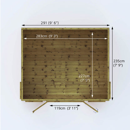 Premium Helios Summerhouse 10'x8'