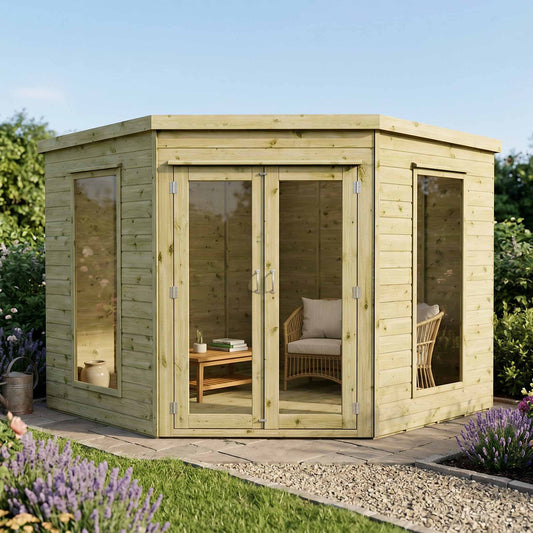 Premium Corner Summerhouse 8'x8'