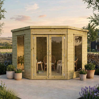 Premium Corner Summerhouse 8'x8'
