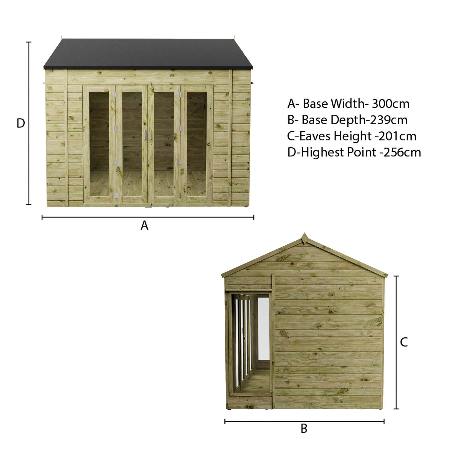 Vermont Summerhouse 10'x8'