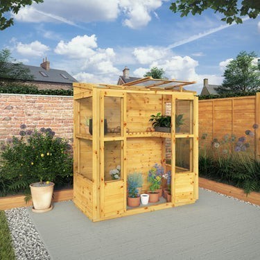 Traditional Tall Wall Greenhouse 6x3