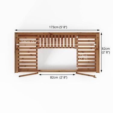 Traditional Tall Wall Greenhouse 6x3