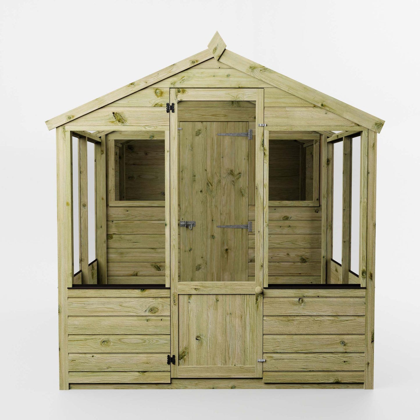 Traditional Combi Greenhouse & Shed 8'x6'