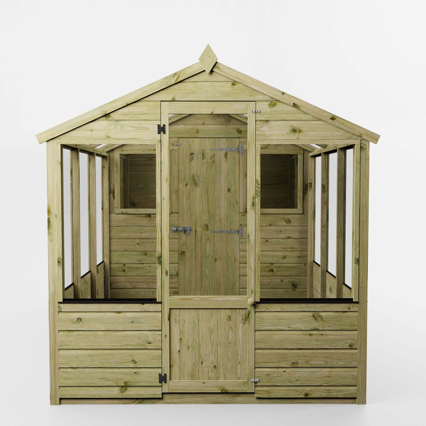 Traditional Combi Greenhouse & Shed 10'x6'