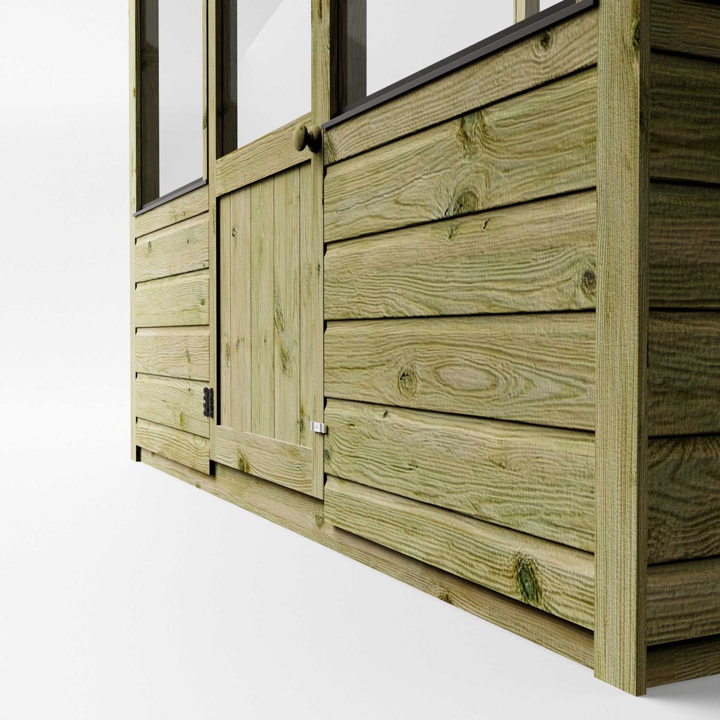 Traditional Combi Greenhouse & Shed 12'x6'