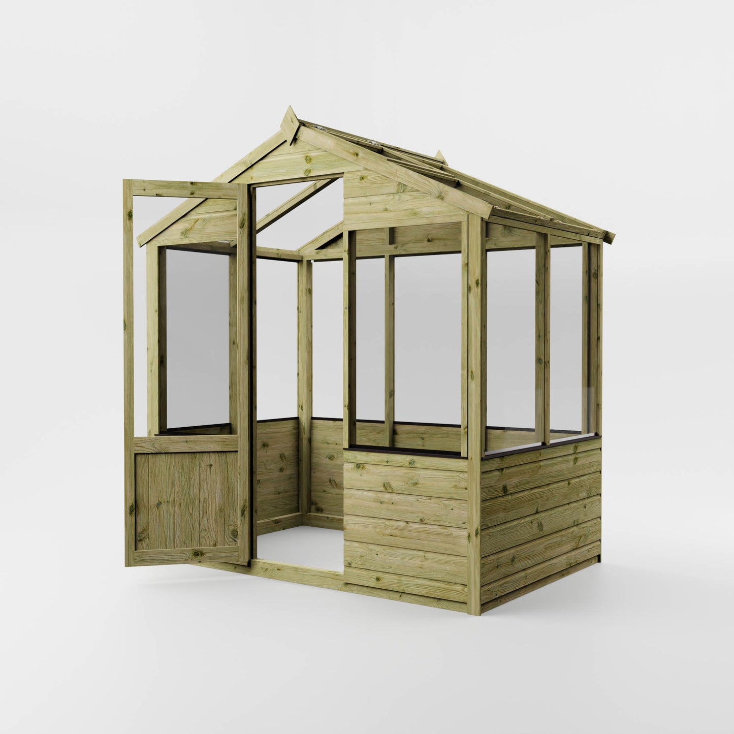 Evesham Wooden Greenhouse 6'x4'
