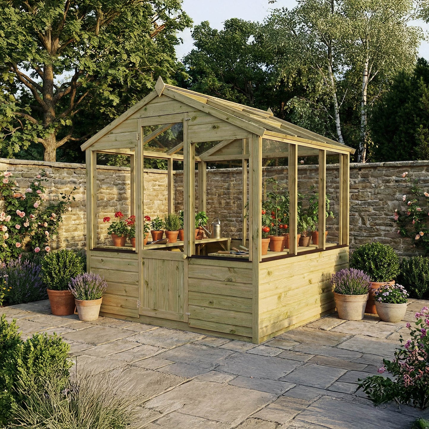 Evesham Greenhouse 6'x6'