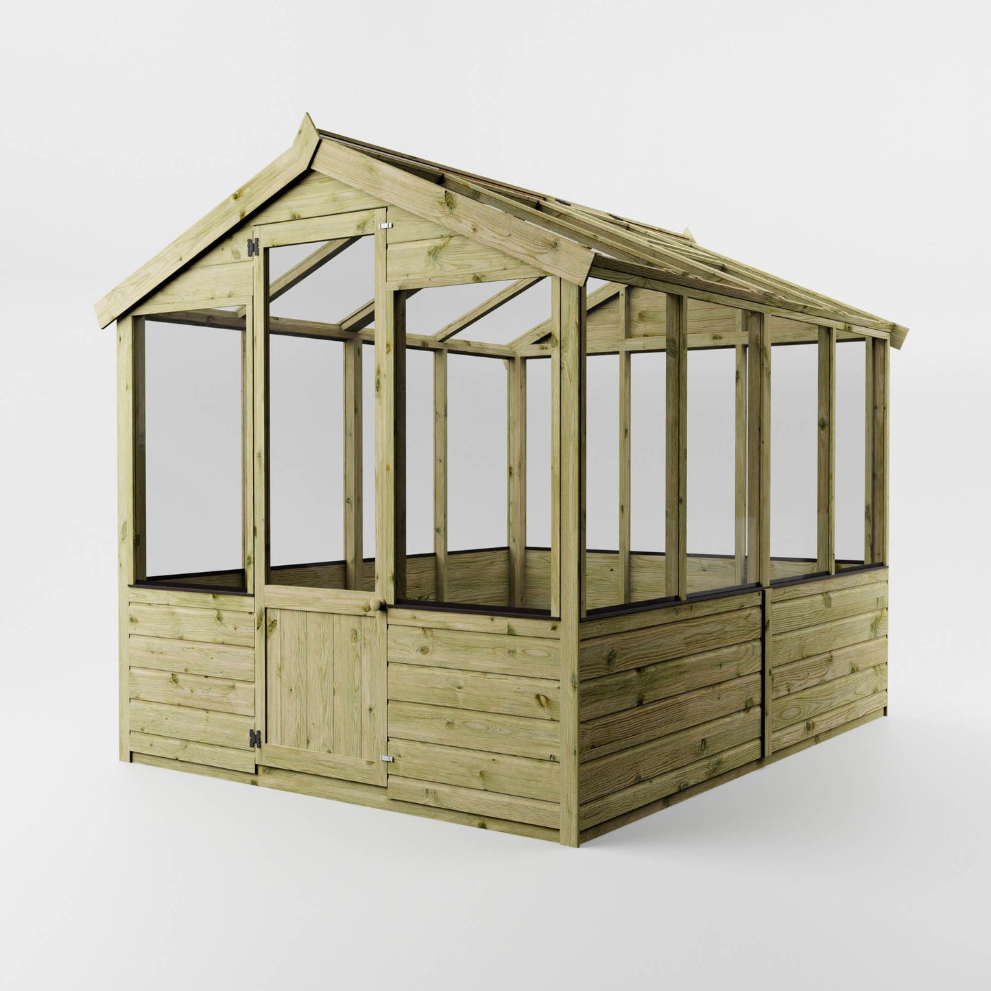 Evesham Wooden Greenhouse 8'x6'