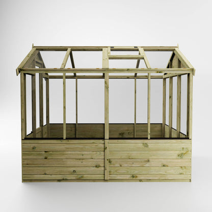 Evesham Wooden Greenhouse 8'x6'