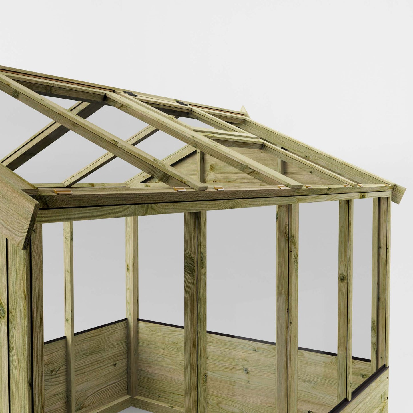 Evesham Wooden Greenhouse 8'x6'