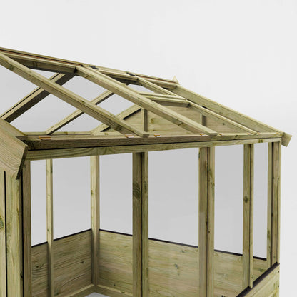 Evesham Wooden Greenhouse 8'x6'