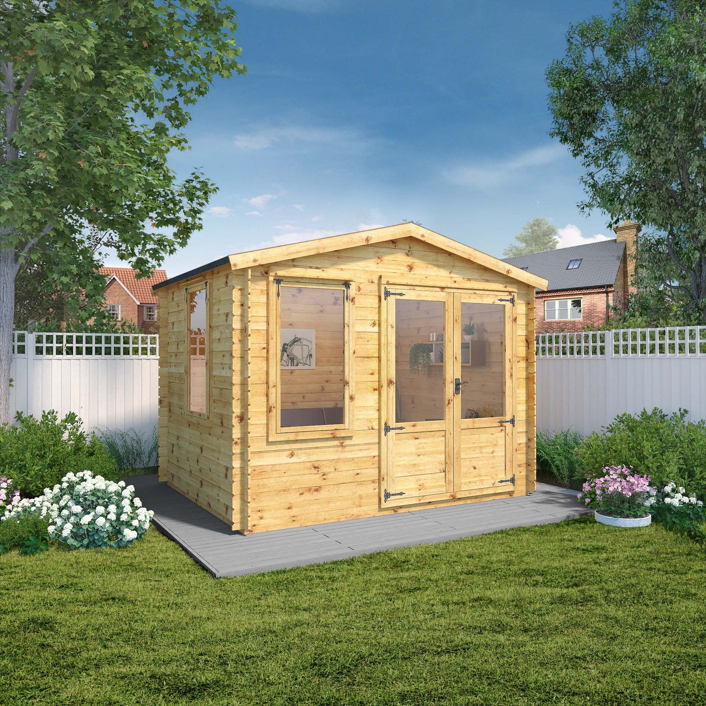Mercia Log Cabin 19mm - 2.6m x 3.3m