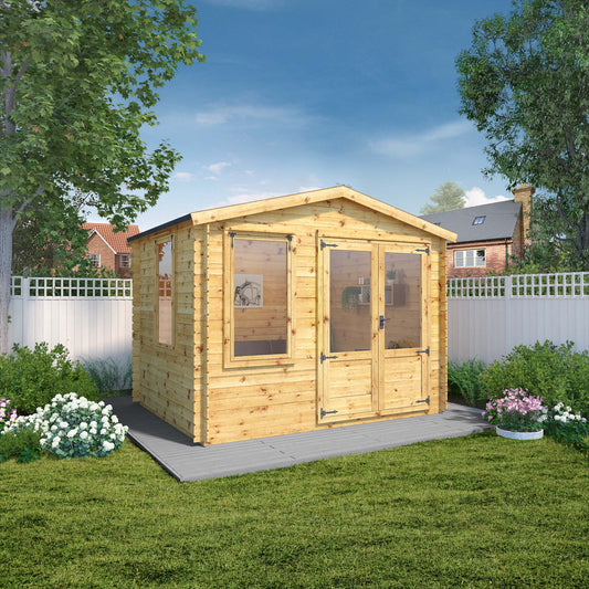 Mercia Log Cabin 19mm - 2.6m x 3.3m