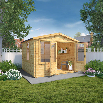 Mercia Log Cabin 19mm - 3.3m x 3m