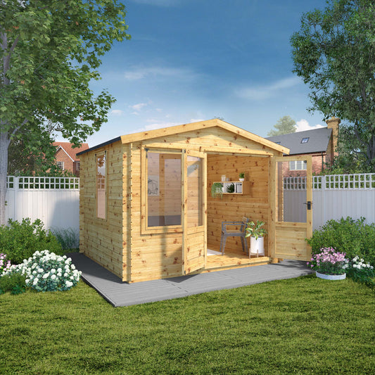 Mercia Log Cabin 19mm - 3.3m x 3m