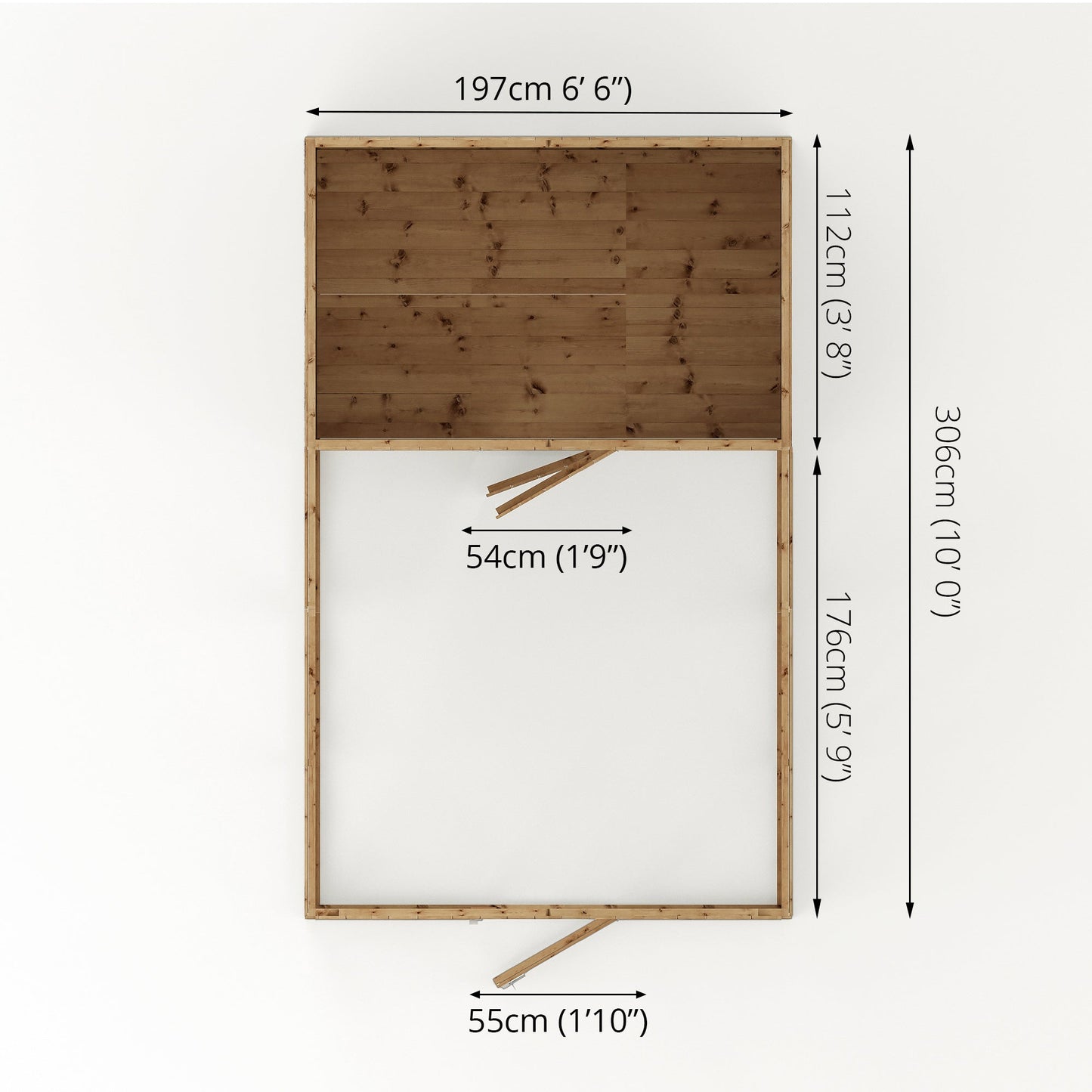 Mercia 10 x 6 Staffordshire Dog Kennel & Run