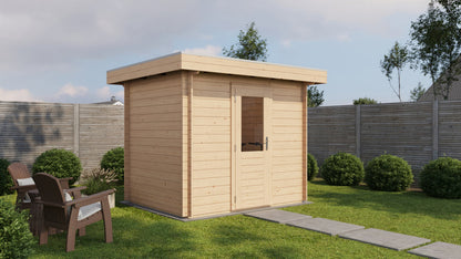 Lugarde Select - Thames Flat Roof Log Cabin 250x200cm