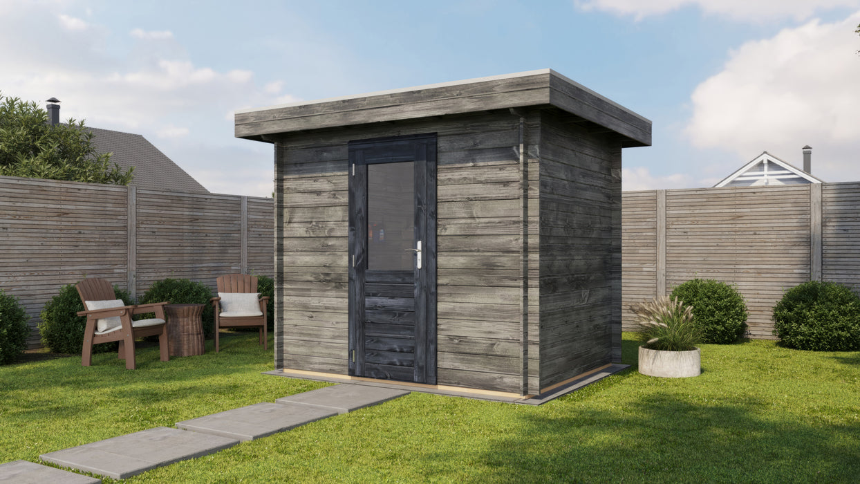 Lugarde Select - Thames Flat Roof Log Cabin 250x200cm