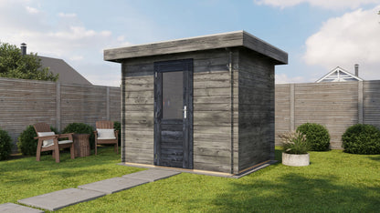 Lugarde Select - Thames Flat Roof Log Cabin 250x200cm