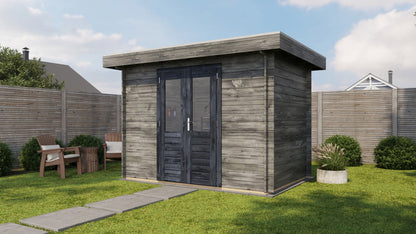 Lugarde Select - Penine Flat Roof Log Cabin 300x200cm