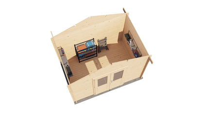 Lugarde Select - Bath Apex Roof Log Cabin 300x200cm