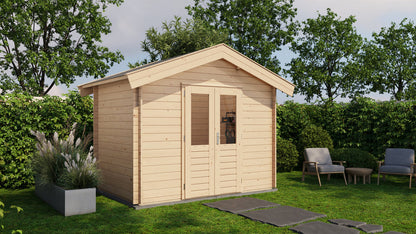 Lugarde Select - Bath Apex Roof Log Cabin 300x200cm