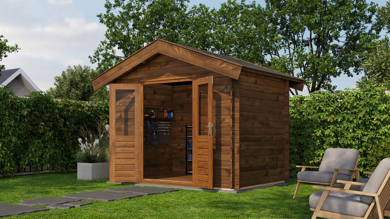Lugarde Select - Bath Apex Roof Log Cabin 300x200cm