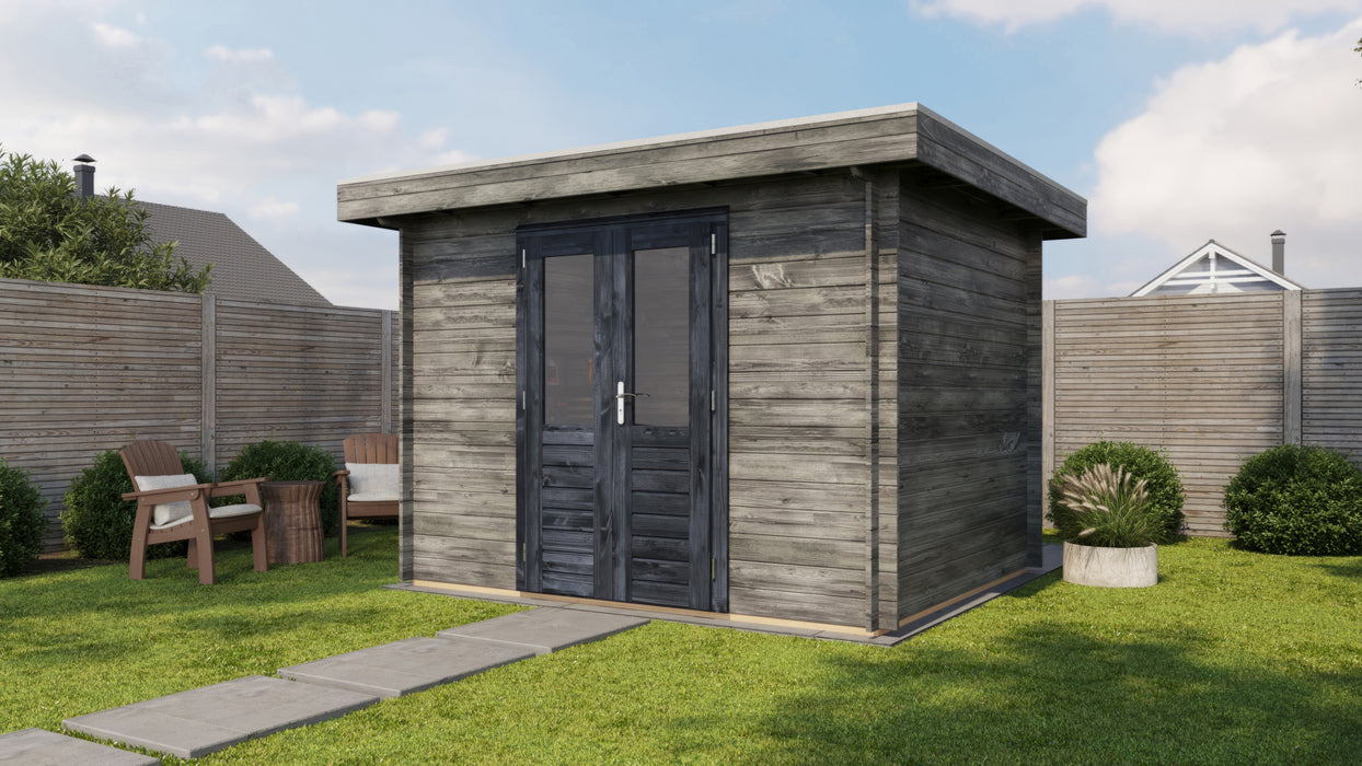 Lugarde Select - Dover Flat Roof Log Cabin 300x250cm