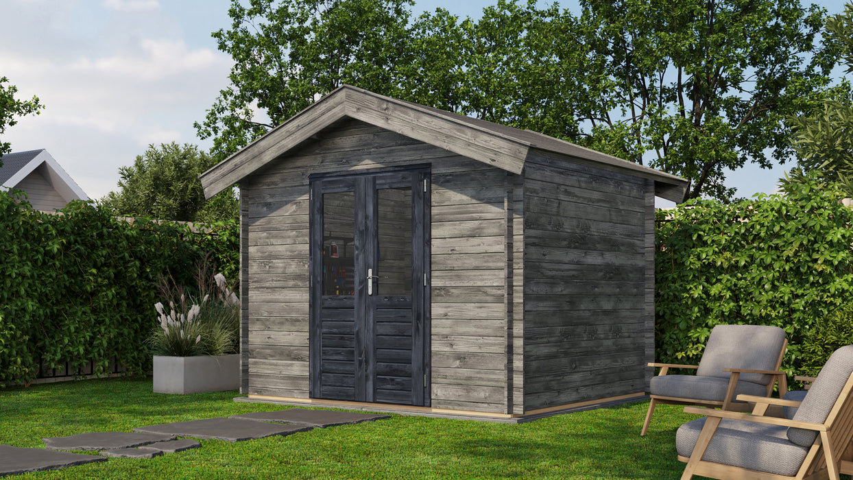 Lugarde Select - Greenwich Apex Roof Log Cabin 300x250cm