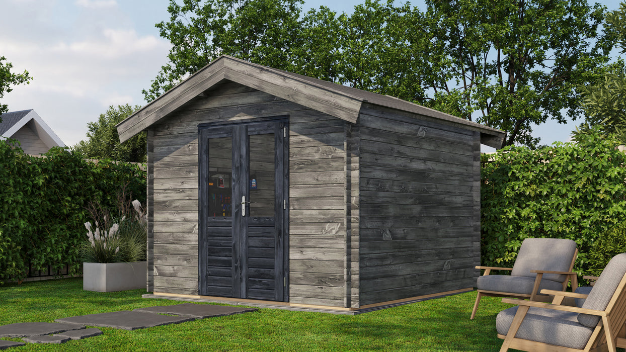 Lugarde Select - Lancashire Apex Roof Log Cabin 300x300cm