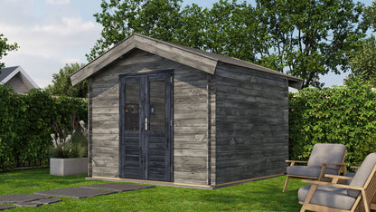 Lugarde Select - Lancashire Apex Roof Log Cabin 300x300cm