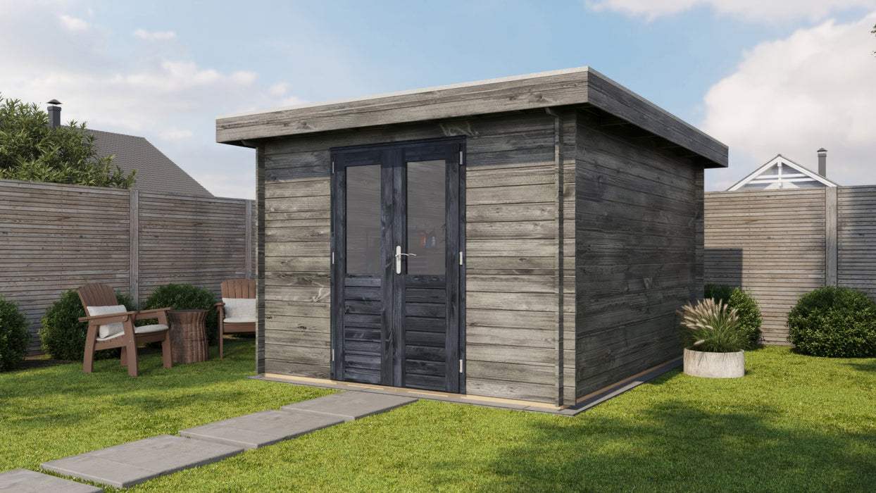 Lugarde Select - Cheshire Flat Roof Log Cabin 300x400cm