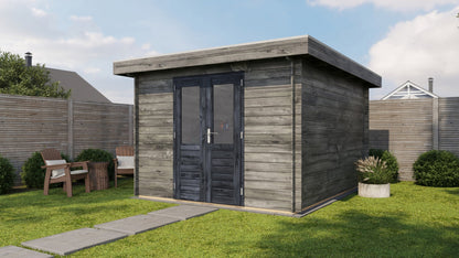 Lugarde Select - Cheshire Flat Roof Log Cabin 300x400cm